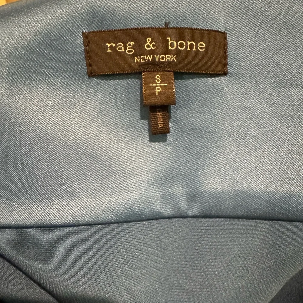 Rag & Bone Antonia Top in Blue - Picture 3 of 3
